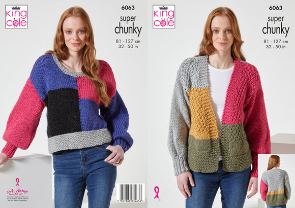 King Cole Knitting Pattern 6063