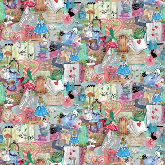 Nutex Craft Cotton - Alice - Collage