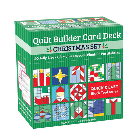 Quilt Builder Card Deck Christmas Set by C&T Publishing