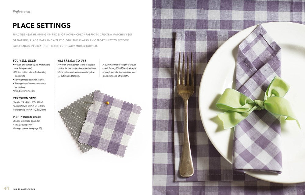How to Machine Sew by Susie Johns