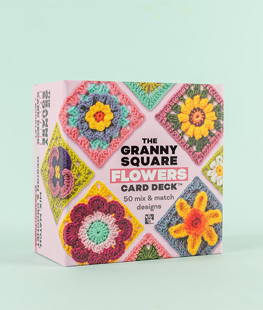 The Granny Square Flowers Card Deck by Claire Montgomerie