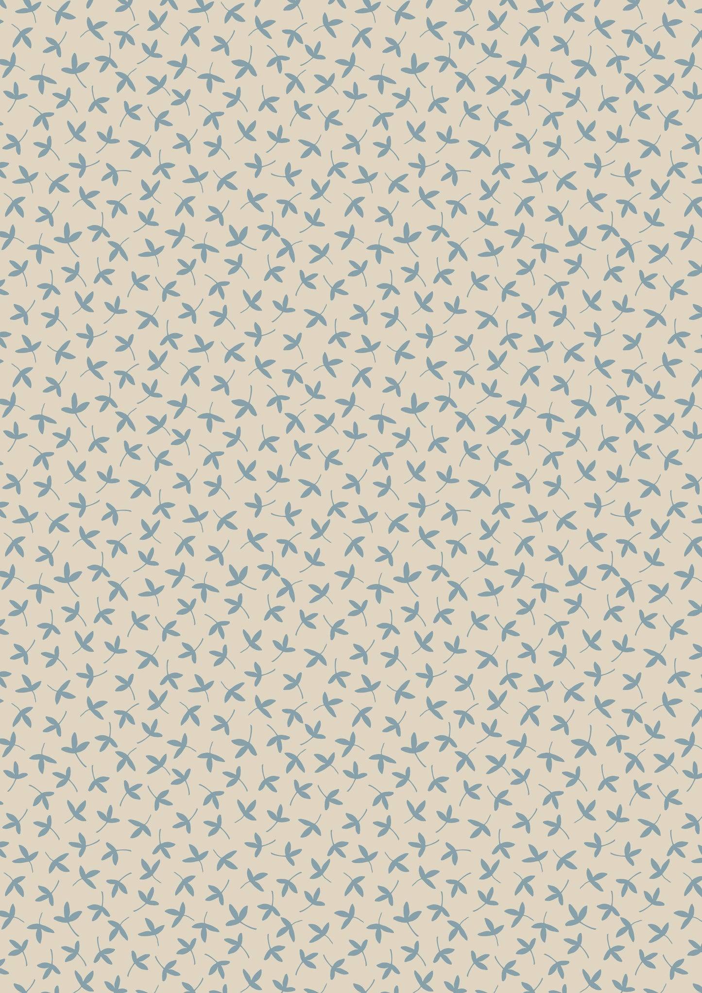 Lewis & Irene - Ditzy Petal on Dark Cream