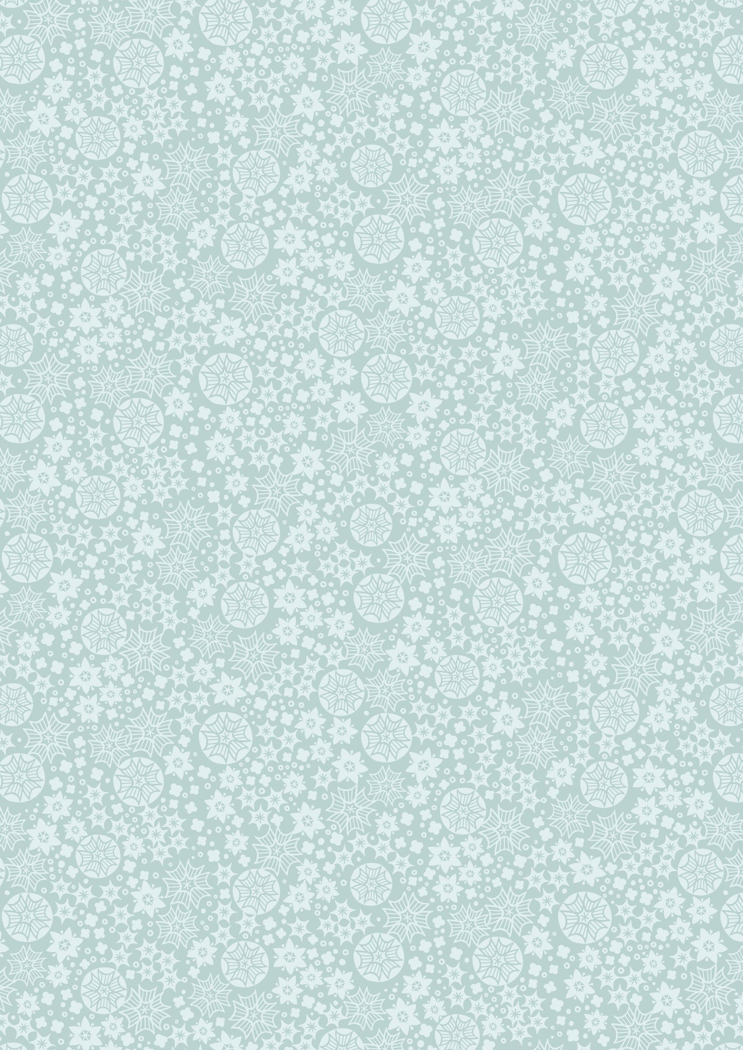 Lewis & Irene - Sea Holly on Light Blue