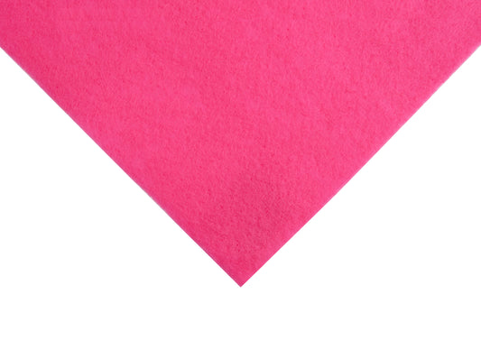 Felt Roll: Acrylic: 1m x 45cm: Hot Pink