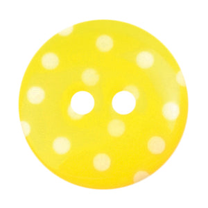 Buttons: Loose: 18mm: Yellow/White