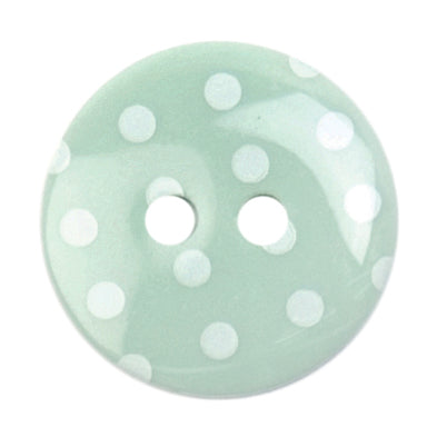 Buttons: Loose: 18mm: Aqua/White