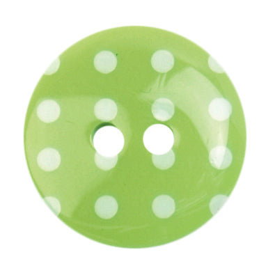 Buttons: Loose: 18mm: Green/White