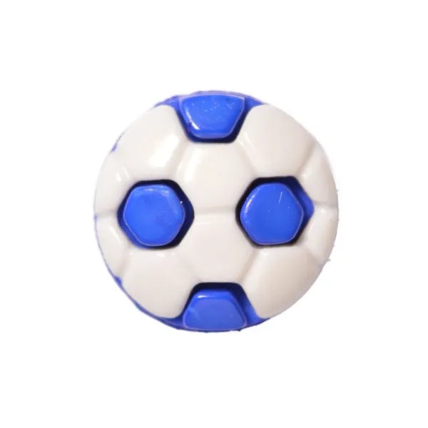 BUTTONS - FOOTBALL BLUE