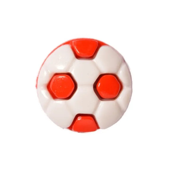 BUTTONS - FOOTBALL RED