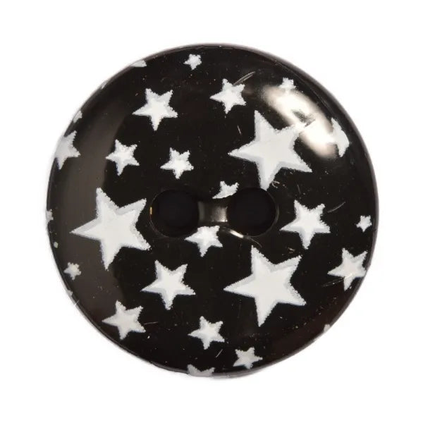 GALAXY 2Hole SIZE 28 COL BLACK/WHITE STARS