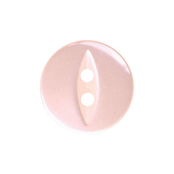 Fisheye Button - 16mm - Pale Pink