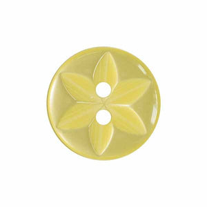 Lemon Star Buttons -14mm