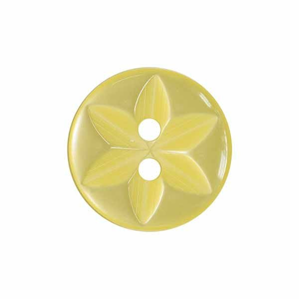 Lemon Star Buttons -16mm