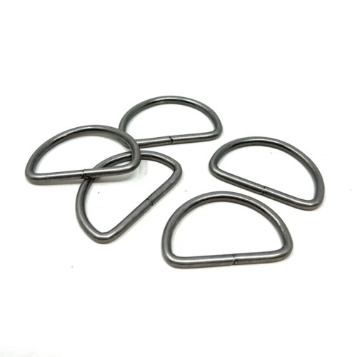 38mm D-Ring Antique Silver