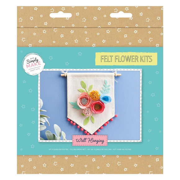 Docrafts Simply Make Felt Floral Wall Hanging Kit