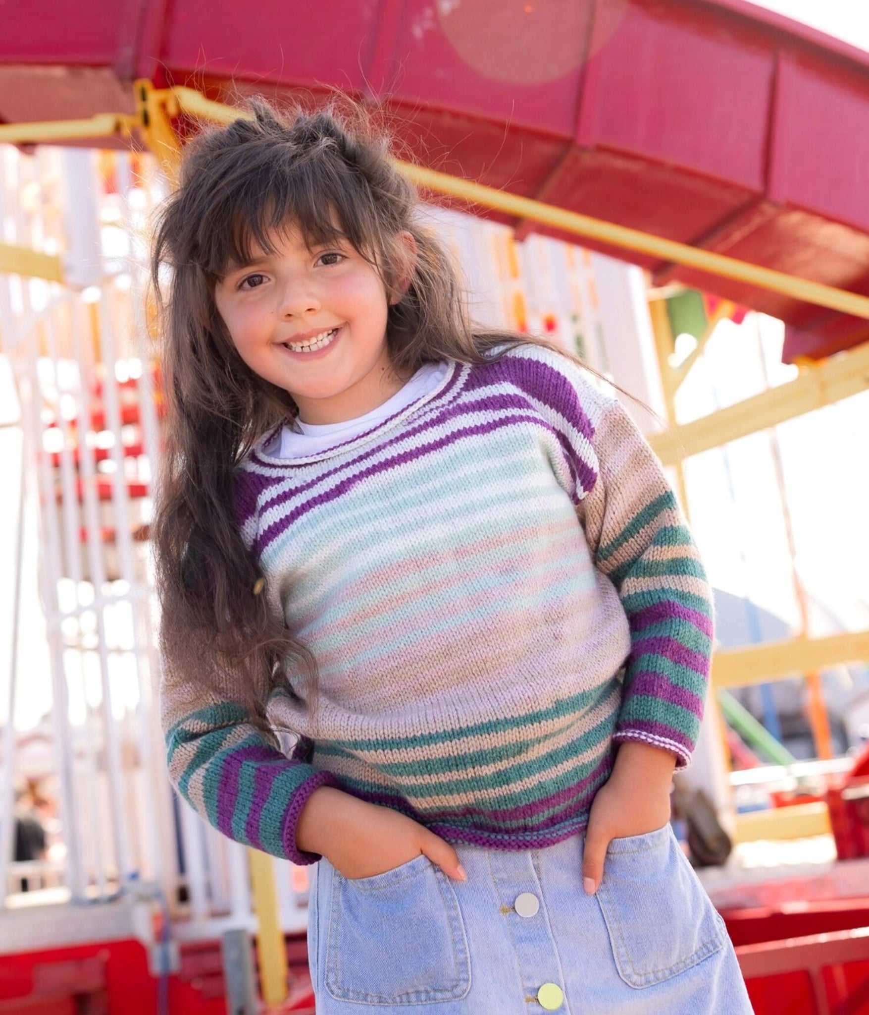 Emu Yarns Knitting Pattern Child s Simple Jumper in Emu Funfair