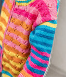 Emu Yarns Knitting Pattern - Child's Cardigan in Emu Funfair Helter Skelter (4015)