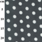 Printed Polar Fleece - Polka Dots - Grey
