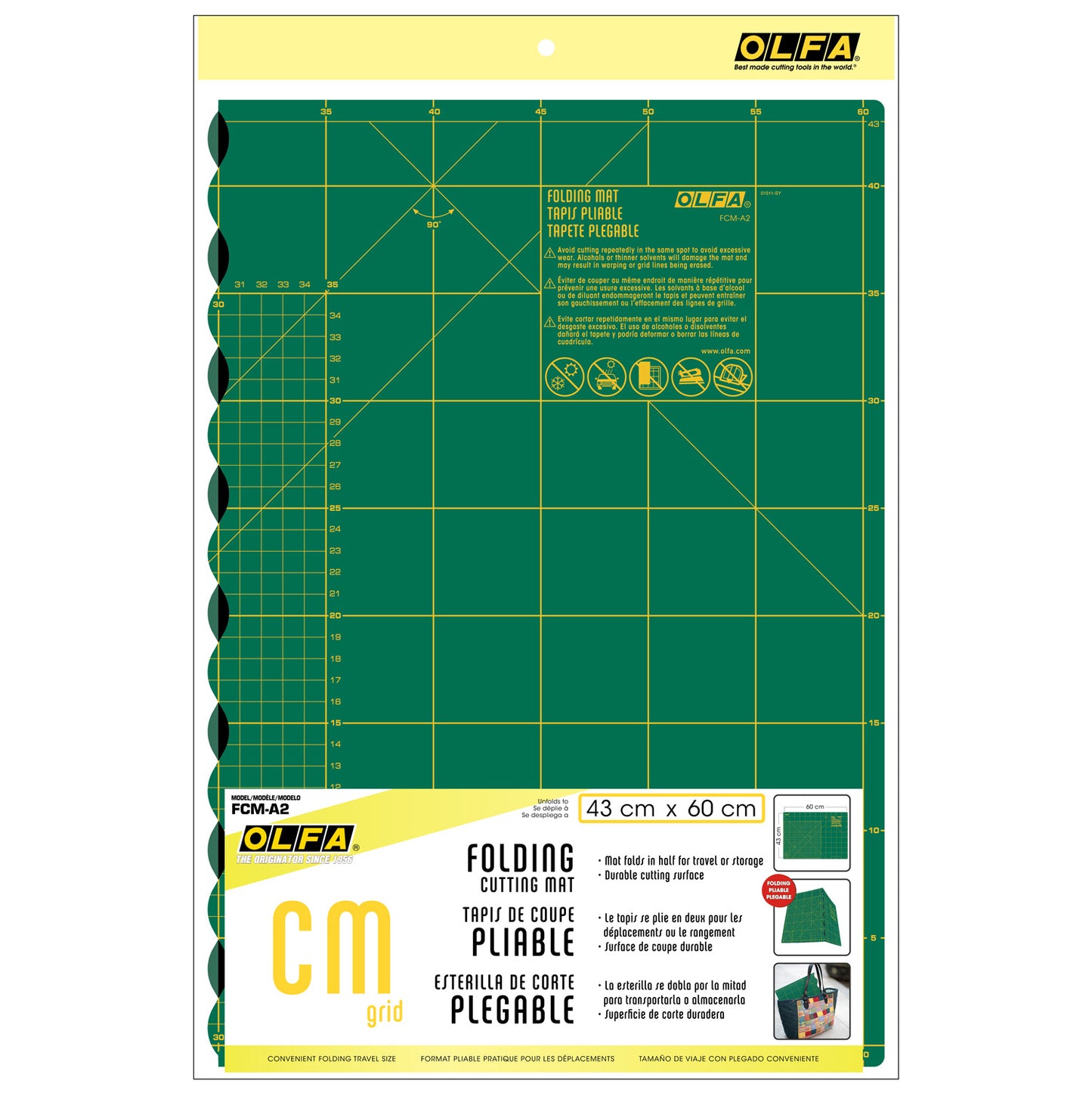 OLFA  Cutting Mat: Folding: A2