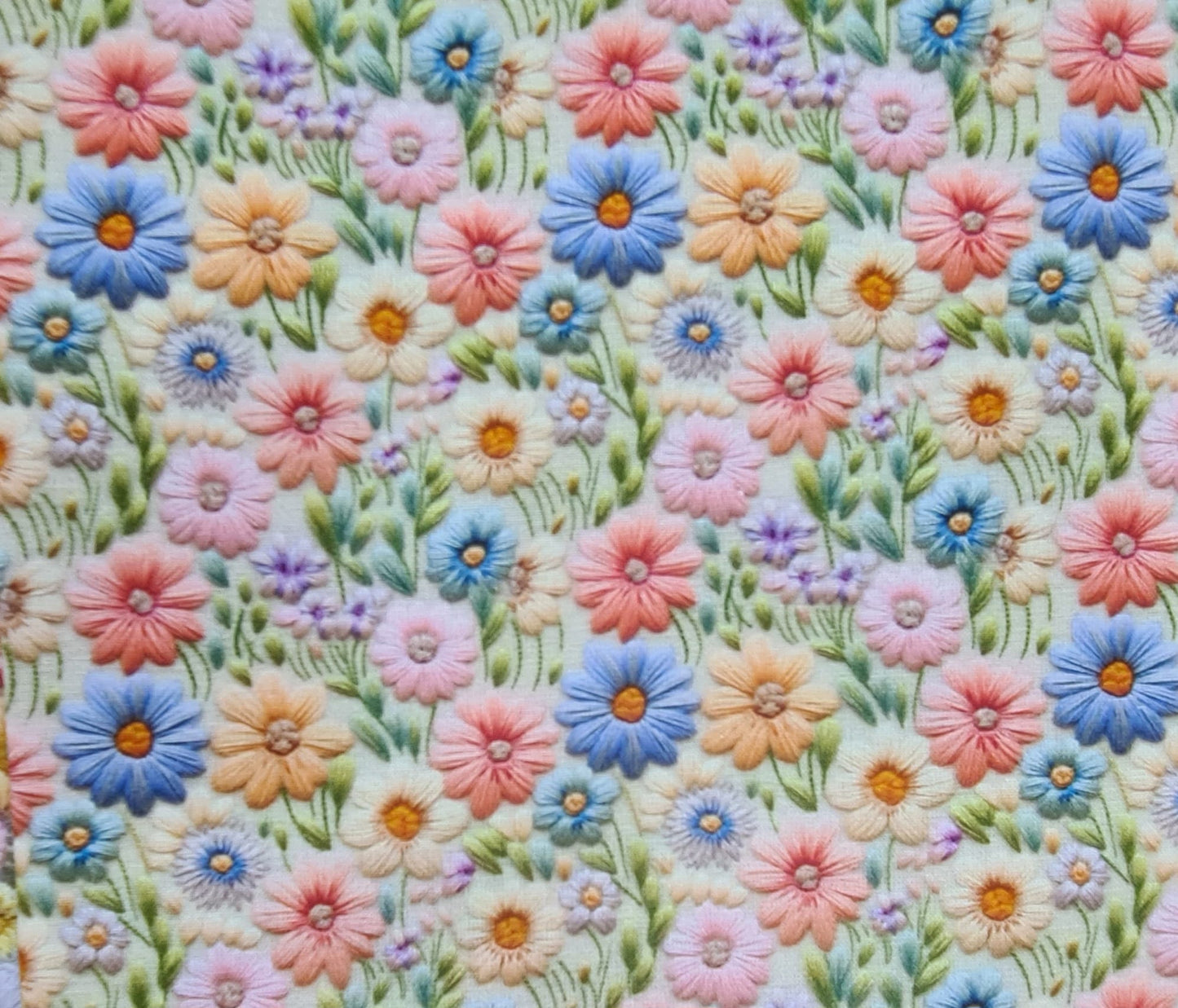 Fabric Freedom Craft Cotton - Digital Cotton Print - Flowers