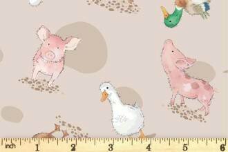 The Craft Cotton Co. - 100% Craft Cotton Farmyard - Down on the Farm
