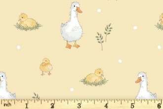 The Craft Cotton Co. - 100% Craft Cotton Farmyard - Little Ducks