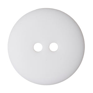 11mm Matt- Smartie Button -White