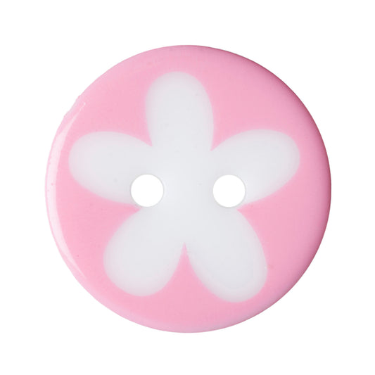Flower Button - Pink