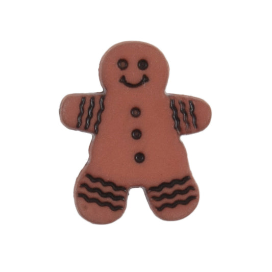Buttons: Gingerbread Man: Shanked: 18mm