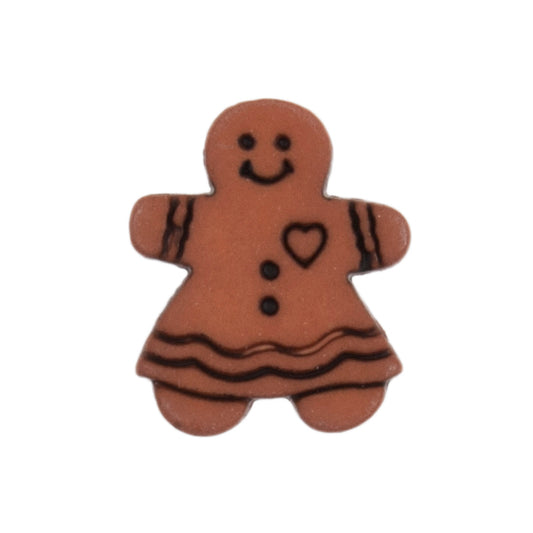 Buttons: Gingerbread Woman: Shanked: 18mm