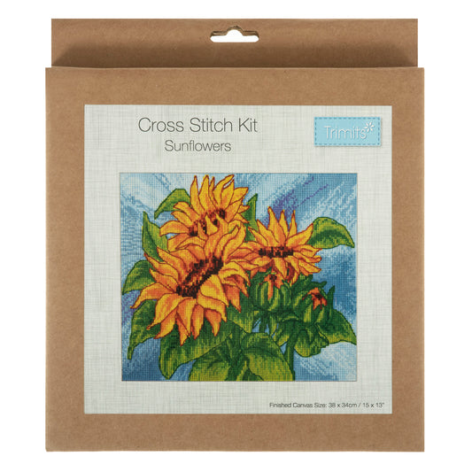 Cross Stitch Kit - Sunflowers