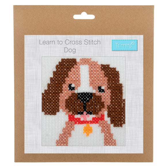 Learn To Cross Stitch - Dog
