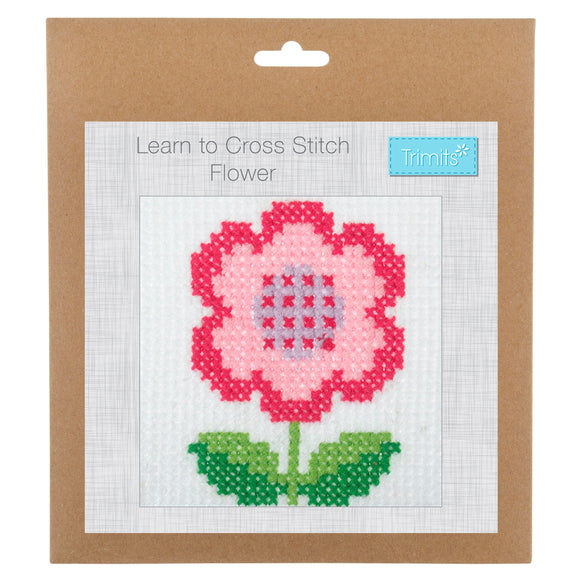 Learn To Cross Stitch - Flower