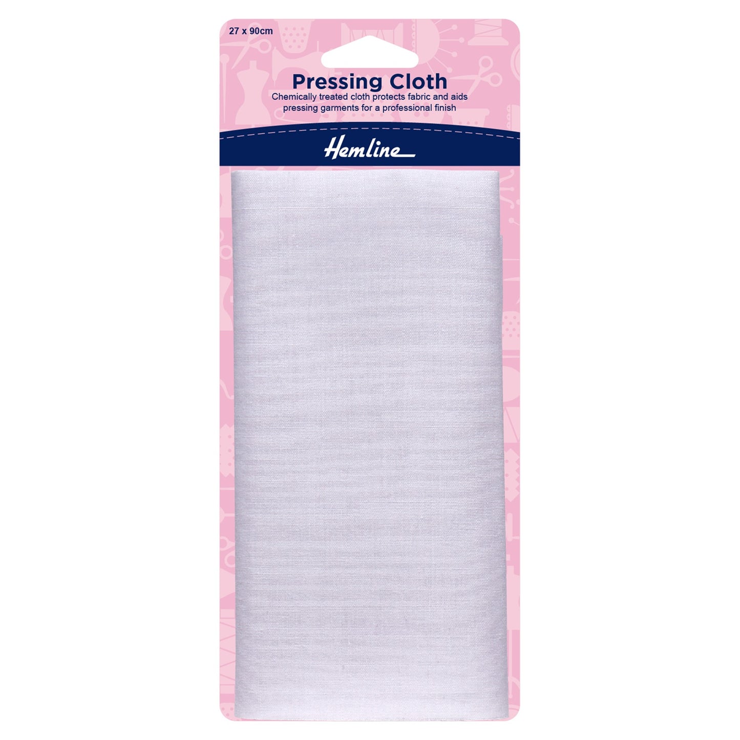 Hemline Pressing Cloth: 27 x 90cm