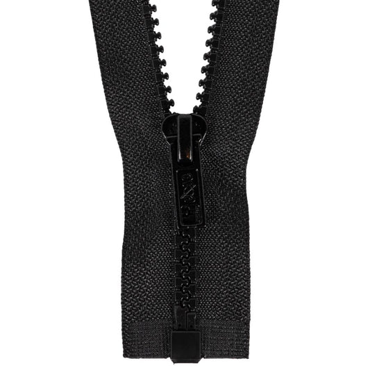 Chunky Delrin Zip - 51cm/20" Black