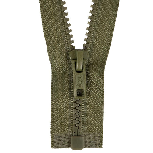 Chunky Delrin Zip - 66cm/26" Khaki