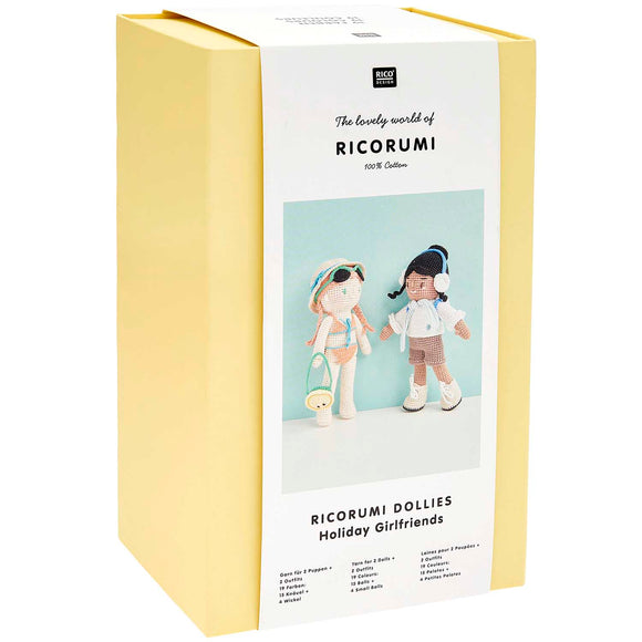 Ricorumi Dollies Crochet Kit - Holiday Girlfriends