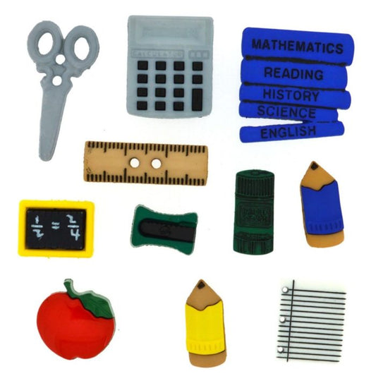 Novelty Buttons by Dress It Up-Pencil Box