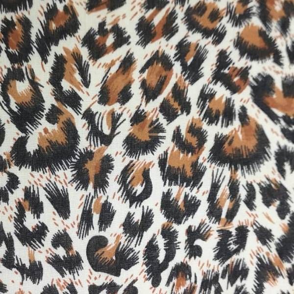 PolyCotton - Animal Print - Jungle Leopard