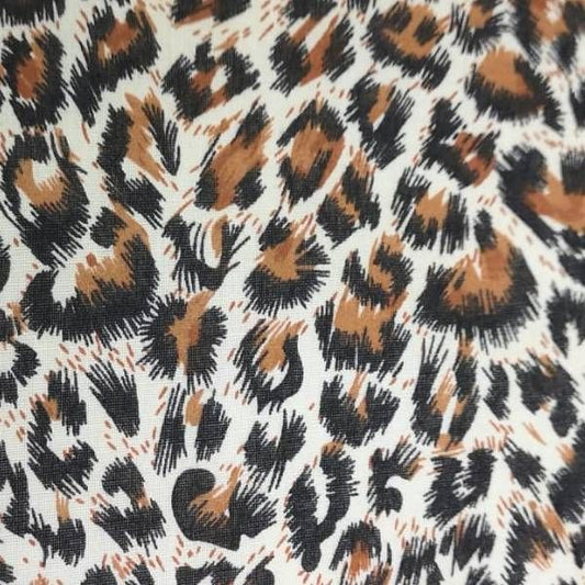 PolyCotton - Animal Print - Jungle Leopard