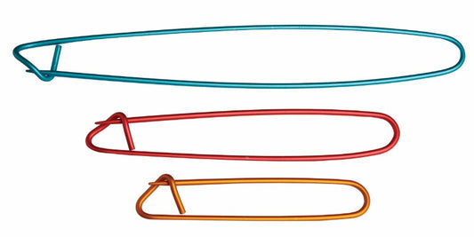 Knit Pro Aluminum Stitch Holders (set of 3)