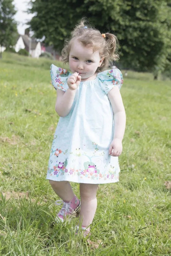Bobbins & Buttons Sewing Patterns – Lillia Rae Dress – Kids – Paper Version.