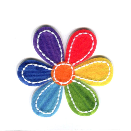 MOTIF RAINBOW FLOWER