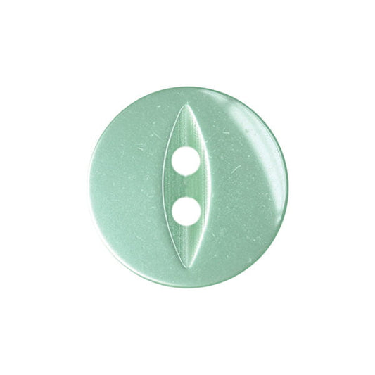 Fisheye Button - 11.5mm Turq