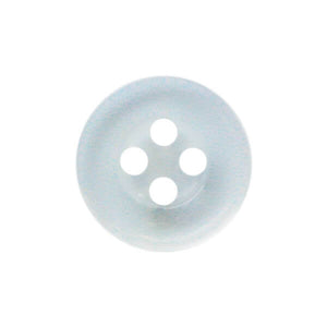 Four Hole Button -  Clear size 18 (11.5mm)