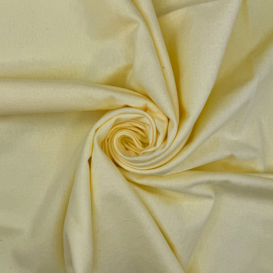 Brushed Cotton - Lemon