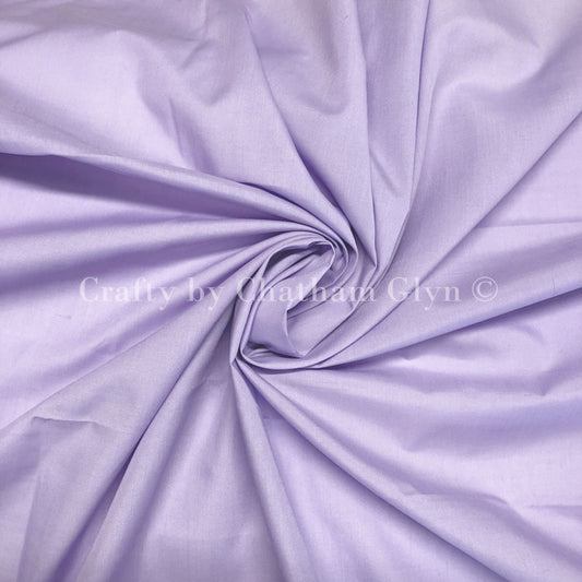 PolyCotton Plain - Lilac