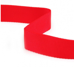 Polypropylene Webbing 25mm - Red