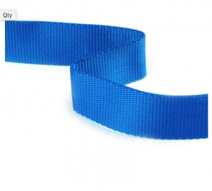 Polypropylene Webbing 25mm - Royal Blue