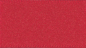Bertie's Bows Double Satin Ribbon - 70mm : Red
